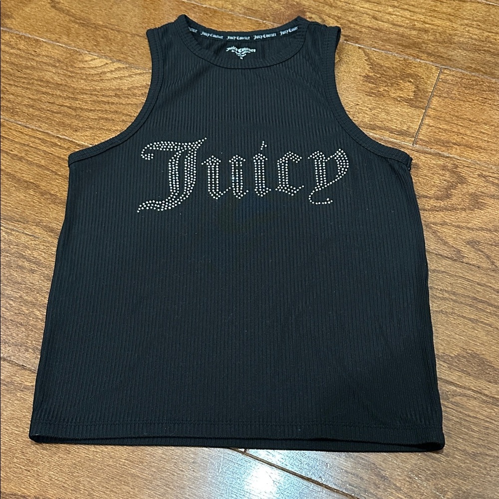 Juicy Couture black ribbed Tank Top